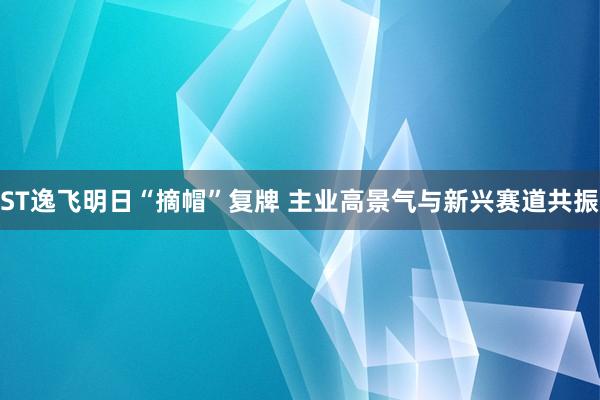 ST逸飞明日“摘帽”复牌 主业高景气与新兴赛道共振