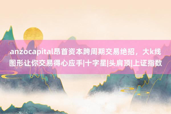 anzocapital昂首资本跨周期交易绝招，大k线图形让你交易得心应手|十字星|头肩顶|上证指数