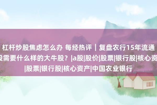 杠杆炒股焦虑怎么办 每经热评︱复盘农行15年流通市值登顶路：A股需要什么样的大牛股？|a股|股价|股票|银行股|核心资产|中国农业银行
